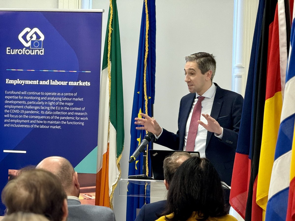 A great start to the morning in the European Commission Representation in Ireland 🇮🇪 office to speak about the  #EuropeanYearOfSkills 🇪🇺.