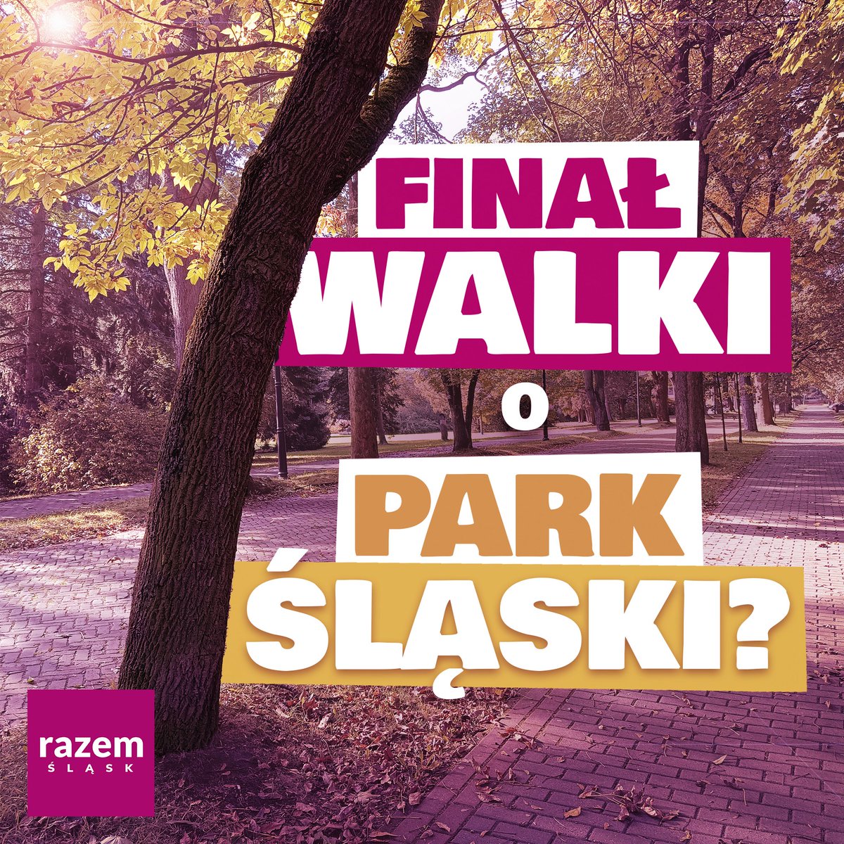 RazemSlask's tweet photo. Jutro bardzo ważne wydarzenie, czyli prawdopodobny finał walki o otulinę Parku Śląskiego @NaszPark, mieszkańców i społeczników ze Śląska.

23 listopada, w czwartek, o 12:10 spotkamy się w Wojewódzkim Sądzie Administracyjnym w Gliwicach na ważnej dla nas wszystkich rozprawie. https://t.co/Ct0P4D4zua