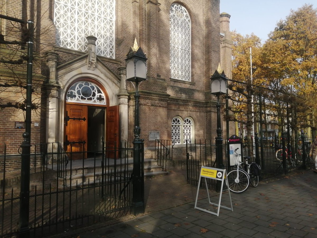 Vandaag is een mooie dag om te stemmen. Zwollenaren kunnen ook terecht in de Plantagekerk!