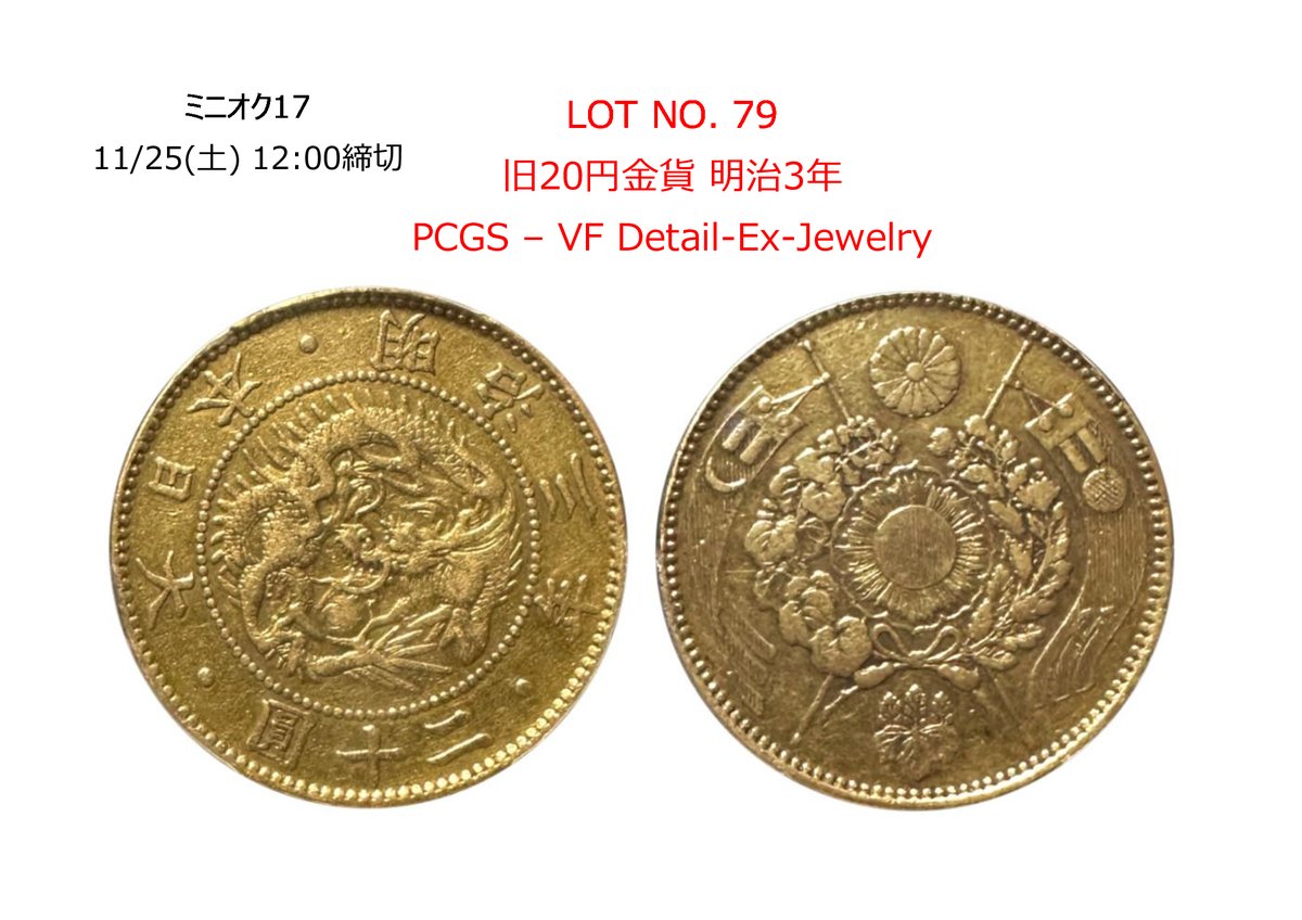 よし　ミニ金貨① ③ 干支金貨 - 野口コイン株式会社
