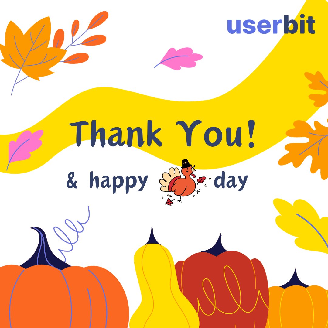 UserBitApp's tweet image. This #Thanksgiving, we extend our deepest gratitude to our customers. Your support hasn’t just driven our growth but has been the essence of our mission. We&apos;re thankful for the opportunity to serve and grow with you. 

#thanksgiving2023 #bootstrapped #turkeyday #smallbusiness