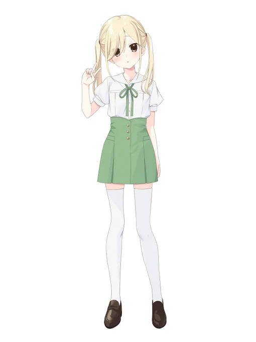 創作制服。 #いいツインテールの日