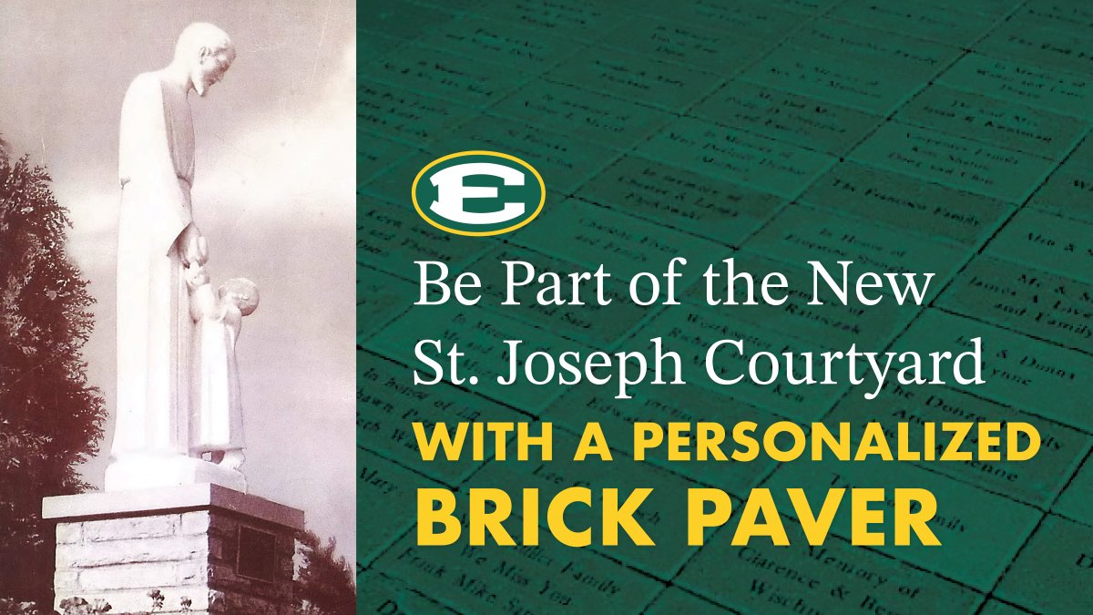 YOU can be part of the new St. Joseph Courtyard with a personalized brick paver! Let's surround our cherished statue of St. Joseph and the Divine Child with love. An incredibly meaningful gift—be sure to place your order today: bit.ly/3GcgiQO