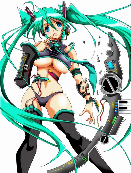 ネタ絵以外もたまには('ー`) #いいツインテールの日