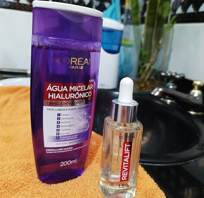 Kit Sérum Preenchedor Anti idade L’Oréal Paris Revitalift, 30ml + Água Micelar Hialurônico, 200ml