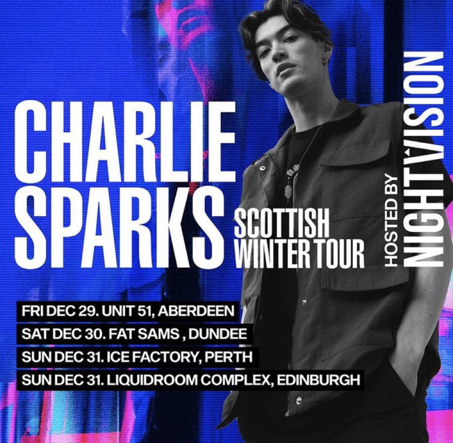 chrishuttonn's tweet image. NIGHTVISION PRESENTS : NYE PERTH w/ Charlie Sparks 

Rep Discount : fatsoma.com/r/19aa1b10-41d…

#IceFactory #charliesparks #aisha #sikoti #frazier #perth #nightvision #scotland