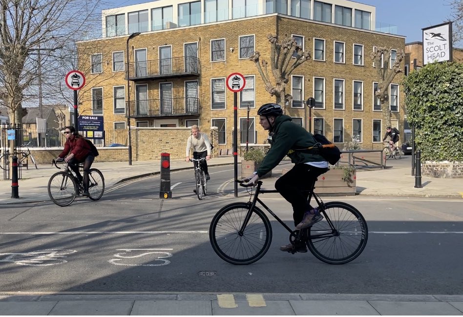 Bob From Accounts 🚲 (@bobfromaccounts) on Twitter photo All these filters were controversial when implemented. Now, nobody in their right mind would want them removed. Once communities experience the benefits, particularly in boroughs with low car ownership, it’s a no-brainer. More #LTNs, please All these filters were controversial when implemented. Now, nobody in their right mind would want them removed. Once communities experience the benefits, particularly in boroughs with low car ownership, it’s a no-brainer. More #LTNs, please