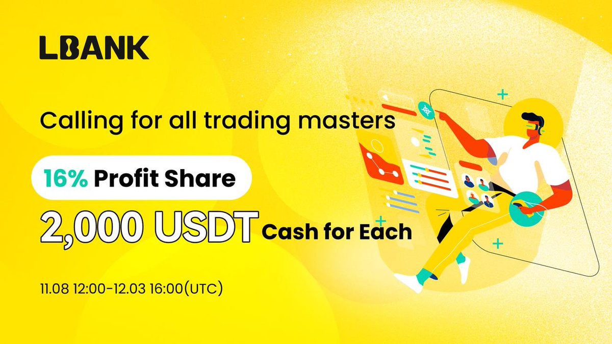 LBank_Exchange's tweet photo. 🚀 Dive into the #LBank trader support and selection campaign! 🚀
💰 8% - 16% profit sharing
💰 Grab up to 500 $USDT subsidy
💰 Earn up to 2,000 $USDT incentives
💰 Get promotion support
Enrolled users can check the trading ranking 👉 https://t.co/82FkAbFw2d
🚀 Not on board yet? Sign up now: https://t.co/l6Ckly6b1e 📈