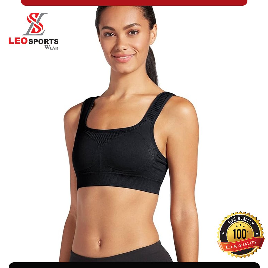 📖Women's Bra High Impact Seamfree Sports Bra 

➛95% nylon/5% spandex. Machine wash and dry. Imported.
➛Imported
➛Hook and Eye closure
➛Machine Wash
🏭Kashmir,road, Pakagarha,Sialkot/Pakistan
📲03081441366
📧Leosportswear990@gmail.com
#womensstyle #womensfashion #womenswear