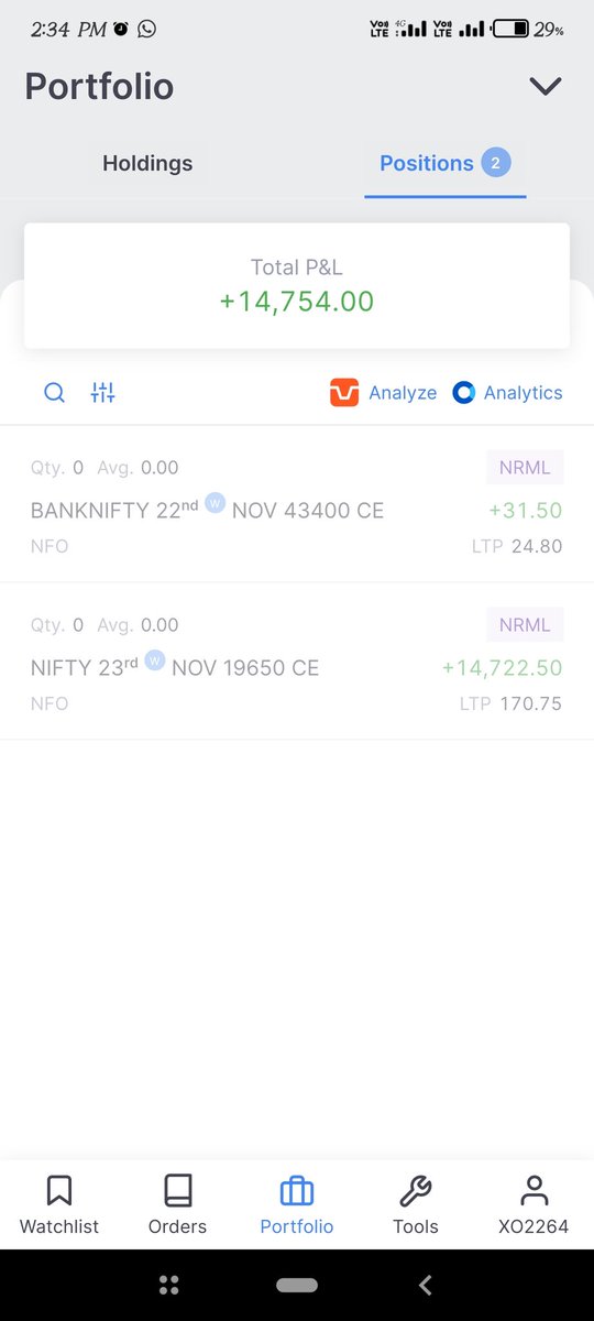 debasis__jana's tweet photo. @ImCrazyTrader ✌🙏🙏 Thank you sirji https://t.co/40A8CUKmye