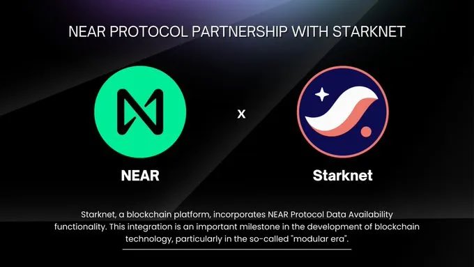 NEARProtocol 🤝 Starknet 

Starknet ผสานการทำงาน Feature Data Availability ของ NEAR Protocol (NEAR DA) เข้ากับ blockchain platform ของตน

ส่งผลให้

✅ ลดค่าใช้จ่ายที่เกี่ยวข้องกับการใช้บริการ NEAR Data Availability (DA)

✅ NEAR DA ทำให้การจัดเก็บ data คุ้มค่า ง่าย