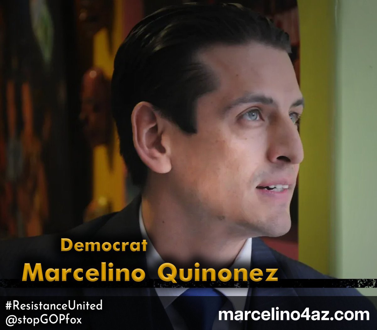 GroovyChic1960s's tweet image. Vote Democrat Marcelino Quinonez
AZ House of Representatives #AZ11 
He's for:
Economy
Education
Pro Choice
Healthcare
Environment
Military affairs
Transportation
Commonsense Gun Laws

👉 @marcelino4az
👉 marcelino4az.com

#ProudBlue 
#DemVoice1 
#ResistanceBlue