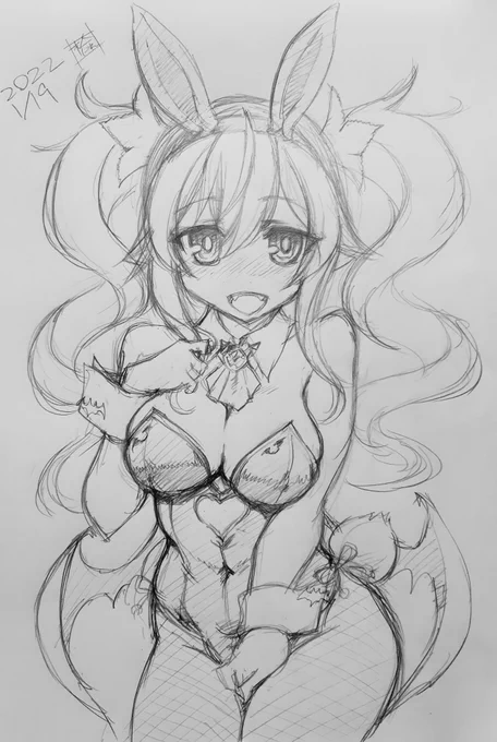 #いいツインテールの日過去絵からお送りしております 