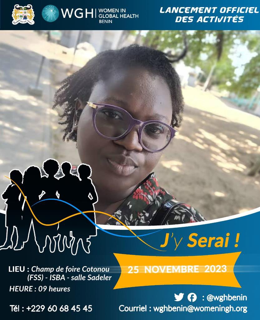 WghBenin's tweet image. J-3️⃣Nous y serons! Et vous ?
Ministre des Affaires Sociales et de la Microfinance du Bénin 
📅 25 Novembre 2023
⏰ 9h de Cotonou
📍Champ de Foire ISBA
Ne ratez pas ce rendez vous au Bénin!
Inscrivez vous 👉🏾 bit.ly/3SyGhtf
#womenleadership