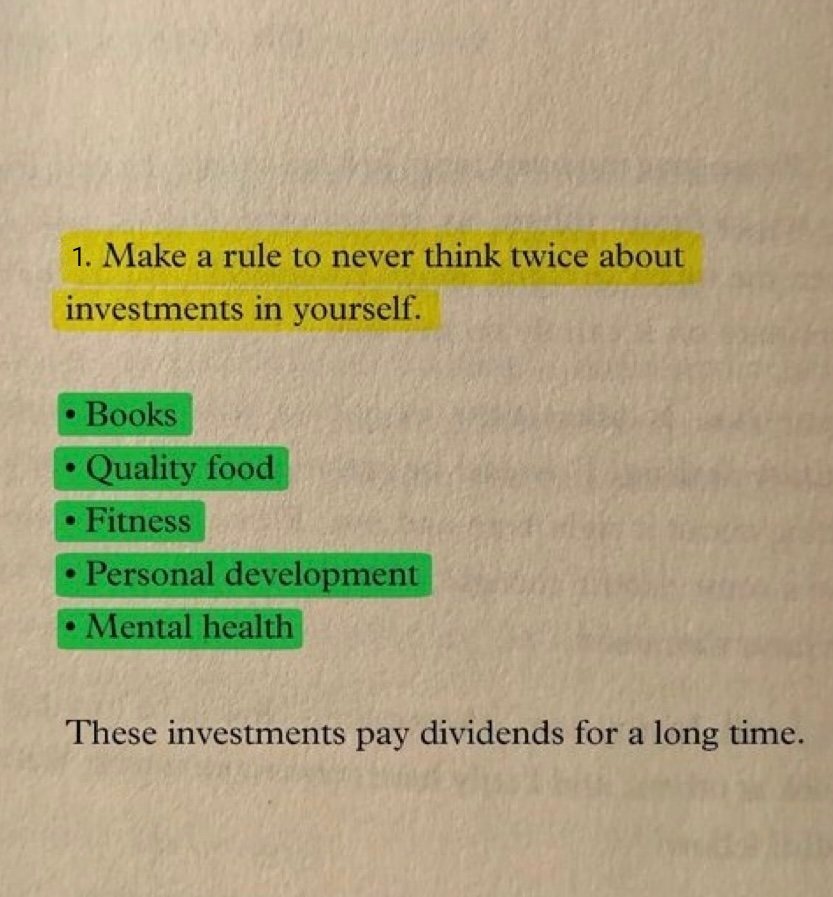 8 Rules of Life:

1.