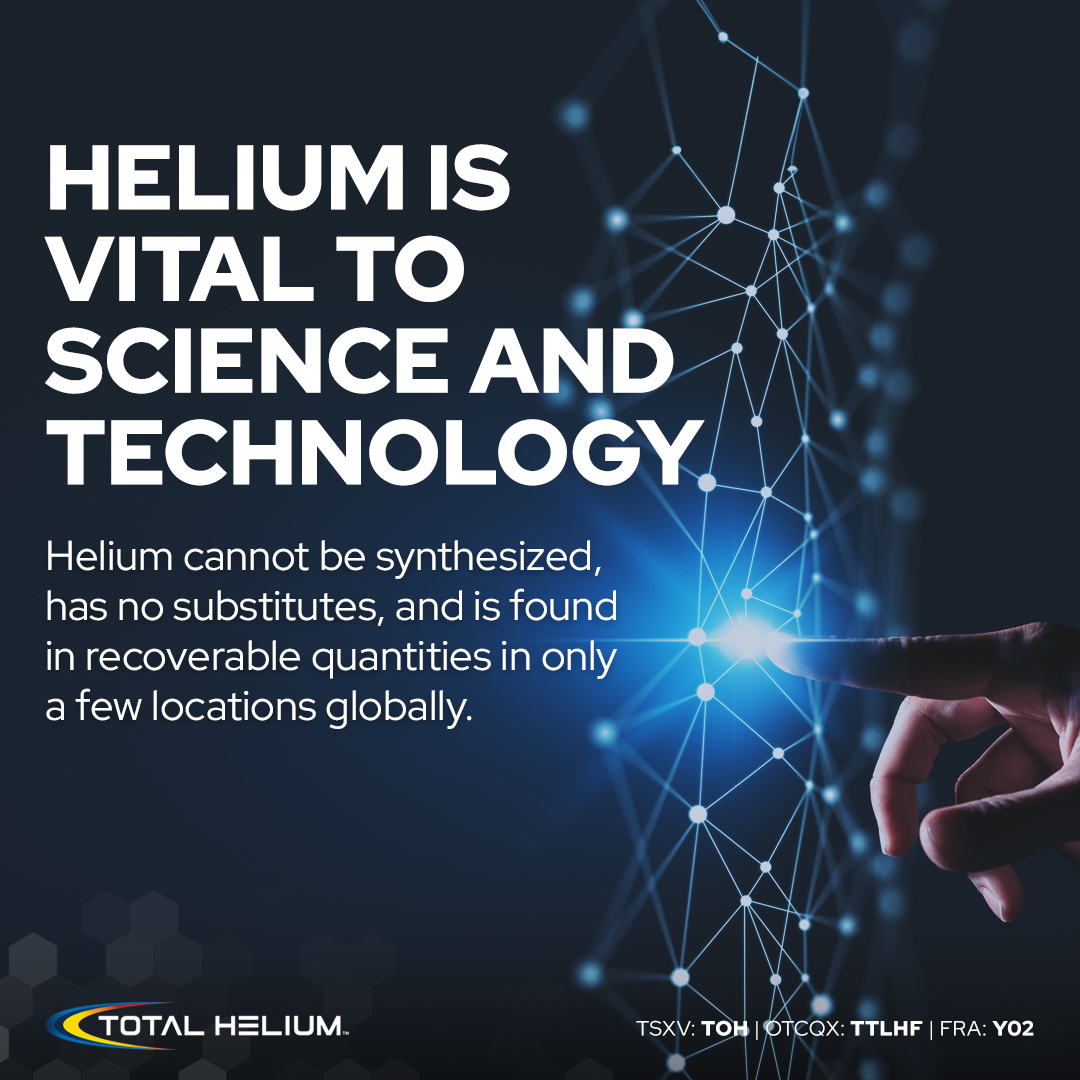 TotalHelium's tweet photo. Our world cannot advance technologically without the critical element helium.

This is why $TOH's mission is to provide a stable green helium supply to support American high-tech industries. ⚙️

Know more: https://t.co/HLv2P0TigS

#TSX #TSXV $TOH.V #OTCQX $TTLHF #FSE #Y02 https://t.co/Rh243vn2yH