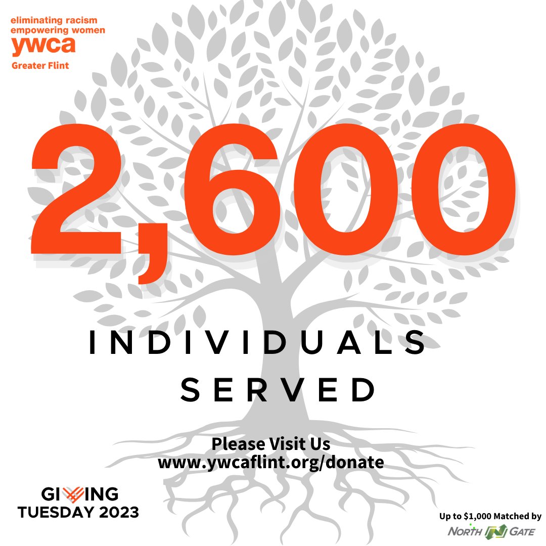 We are here when you need us most - 24/7!  Your gift allows us to continue providing advocacy support, and basic necessities for women and children fleeing domestic violence or victims of sexual assault. Your support makes that possible.  Visit ywcaflint.org/donate today!