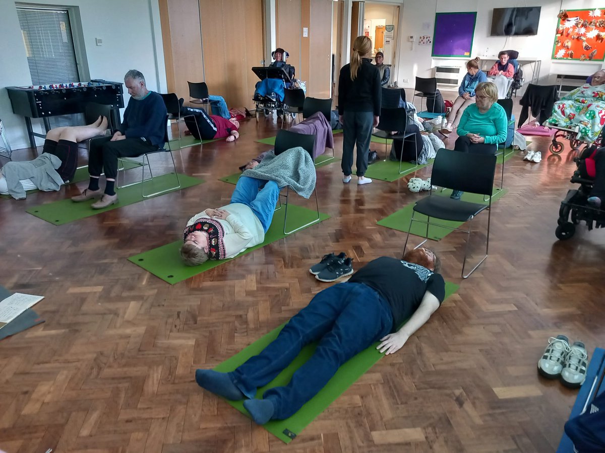 Our Birmingham community enjoyed getting together in the new weekly movement and relaxation session with Jacky! Come along every Friday from 1:30-2:30pm at the Weoley Castle Community Centre. Call 0121 427 6404 or email communityhub@midlandmencap.org.uk for more details.