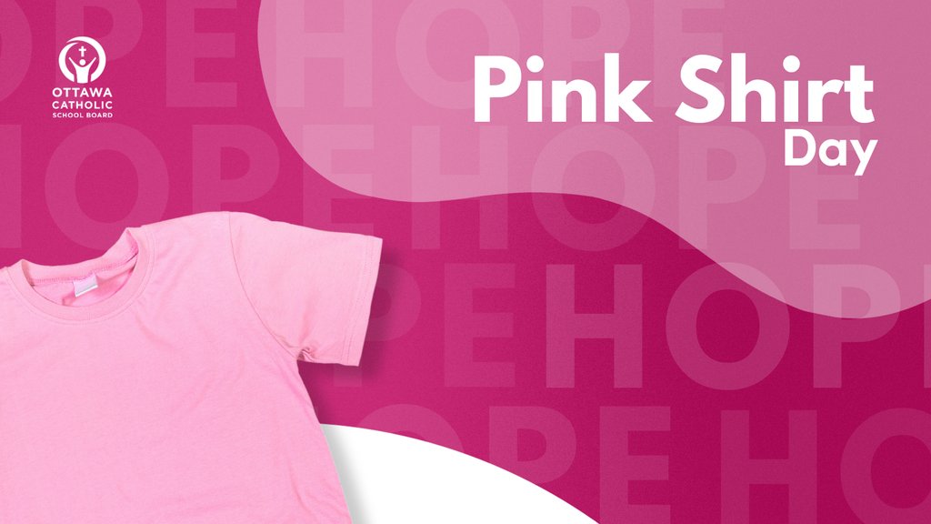 Today is #OCSB Pink Shirt Day 💖 Let's stand against bullying, spread kindness through our schools, and support a world without bullying. 
#ocsbBeCommunity #ocsbHope 

🔗 Find more resources: ontario.ca/page/bullying-…