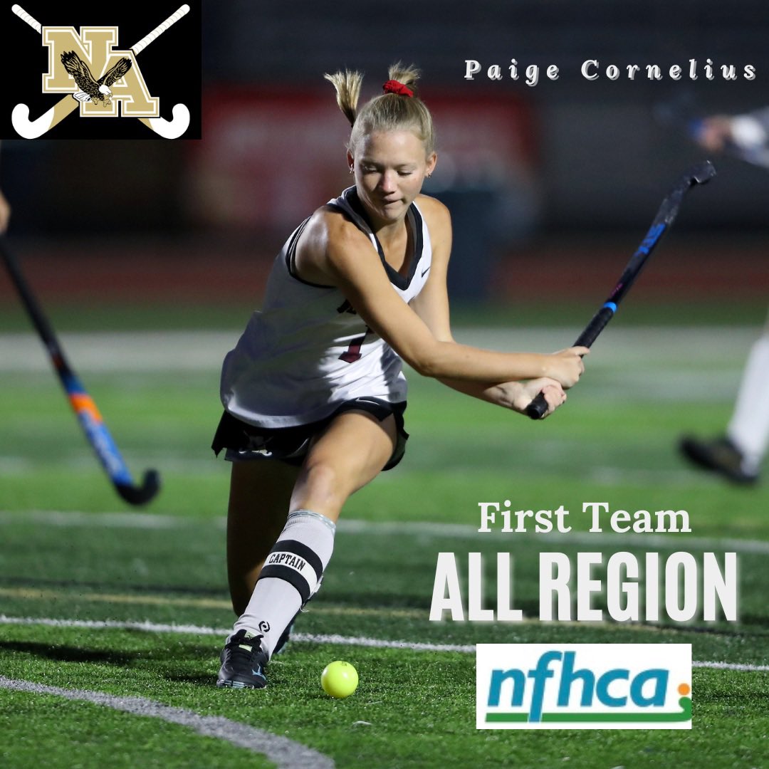 Congratulations to Paige Cornelius on earning @NFHCA First-Team All Region for the 2nd year in a row! 👏
Well-deserved after a dominating senior season! ❤️🦅🏑

@napls_athletics @EagleBackers @mrichnotwealthy @dp_dispatch @DispatchPreps