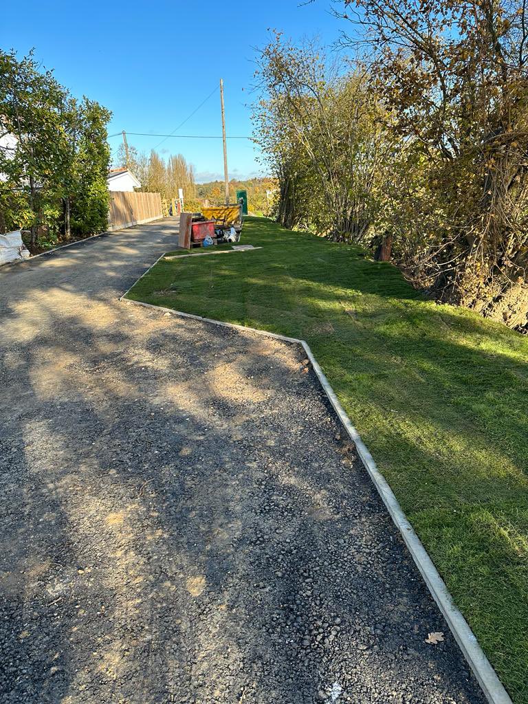 Turfing on Tuesdays!🏡We are coming to final stages of our Hallingbury site this month &amp; that means everything starts to look nice and presentable &amp;  no more mud! The finishing touches are being added and the end of the project is in site! The main house is looking fantastic 👌