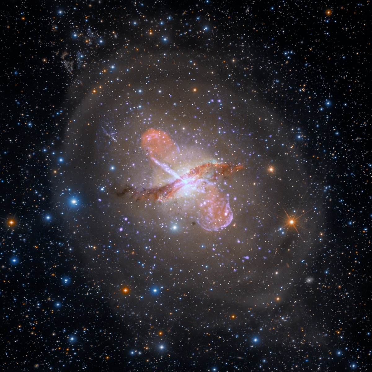 GioAlbLat's tweet photo. Centaurus A. Personal processing raw Hubble data + Chandra x-ray image. 

#telescope 
#astronomy #astrophoto #astropics
#astrofotografia #astrophotography 
#deepsky #deepskyphotography 
#hubble #hubbletelescope 
#nasa https://t.co/ZiRrlMCdsb
