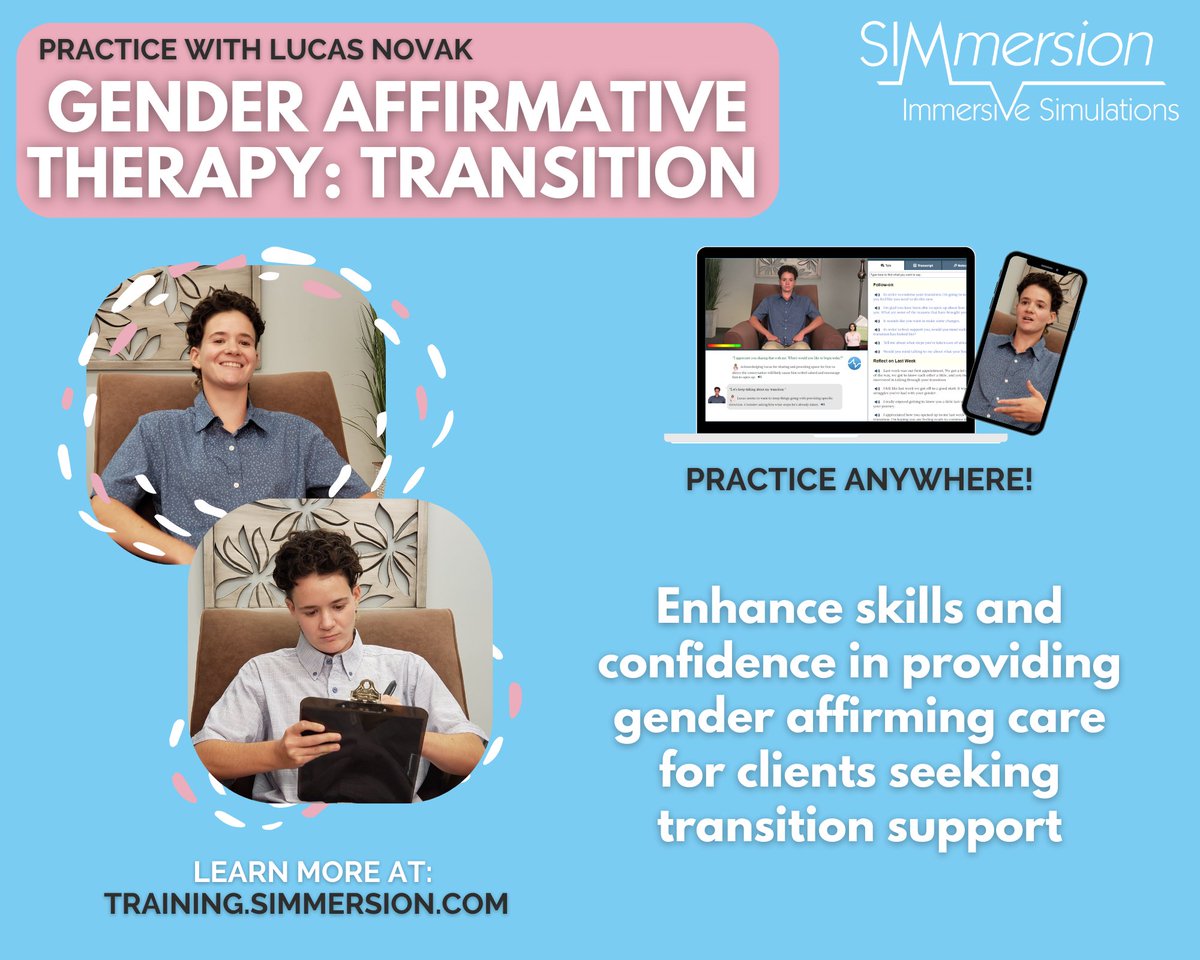Transform your #mentalhealth services with our #GenderAffirmativeTherapy training! By providing inclusive and supportive care, you can help clients feel understood, respected, and validated when sharing their experiences. #InclusiveCare