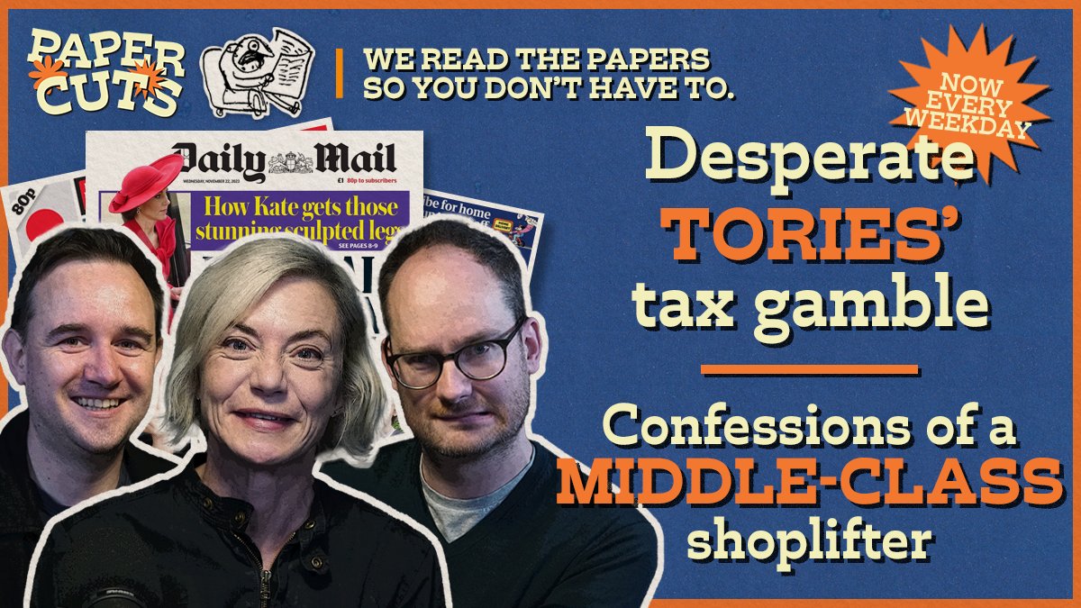 🚨NEW EPISODE🚨 Jeremy Hunt is trailing tax reform ahead of the autumn statement💸💼Confessions from a middle class shoplifter🛒🕵️‍♂️Plus – Guardian readers share novel ways of falling asleep💤 @msmirandasawyer is joined @kitlochery and @FergusCraig 👂:listen.podmasters.uk/PC231122Budget…