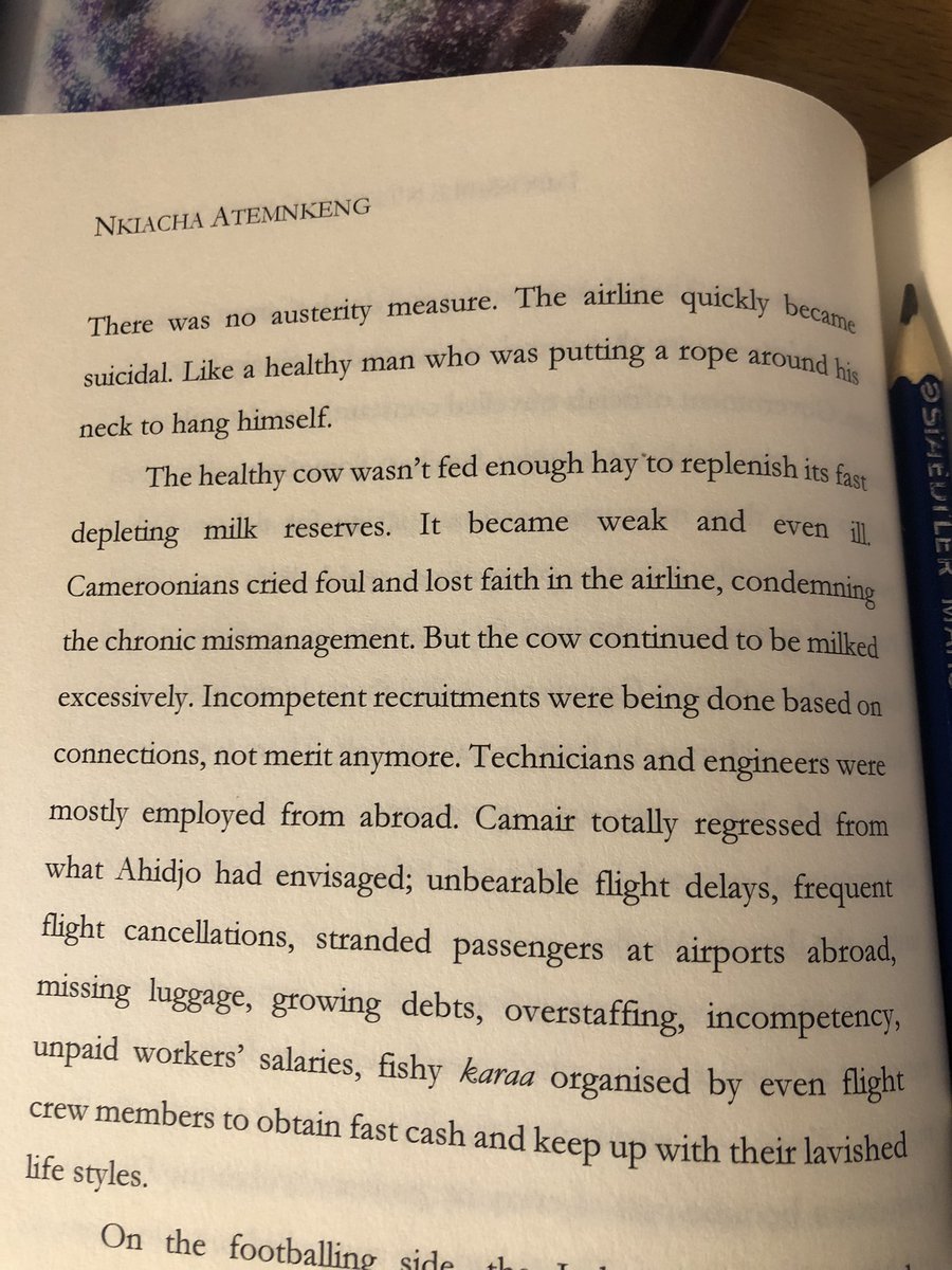 @nkiacha so poignantly pointed out the contrasting managerial approaches that left Camair successful during Ahidjo's reign and a colossal failure post-Ahidjo. Needless to say, the phoenix rose and is once again burning steadily.