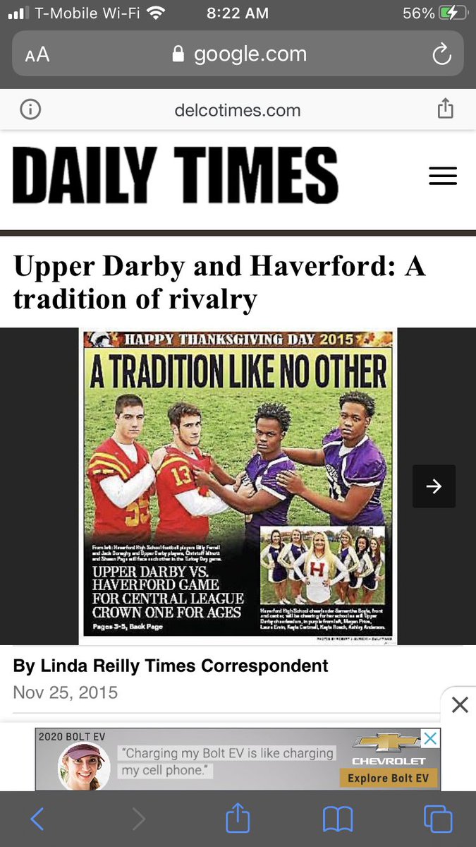 Your favorite former Upper Darby coaches will be in the front parking lot (softball field) at 830 on Thanksgiving. Would love to see our former players and alumni.