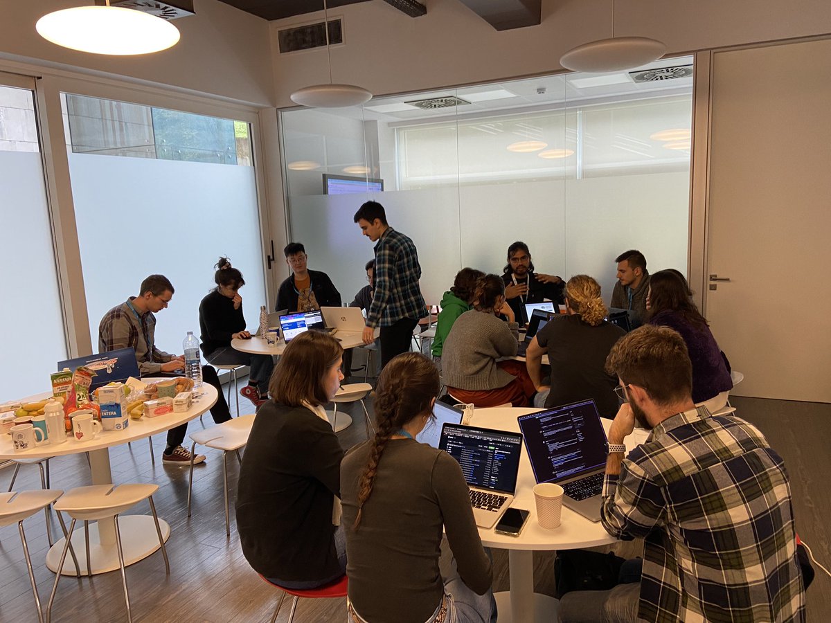 BHDonostia's tweet photo. BrainHack is taking over! ⚡️ Projects have started! 💡 Any guesses on the winning project? #Projects #BrainHackDonostia #BrainHackGlobal https://t.co/KfEd9X3Wxv