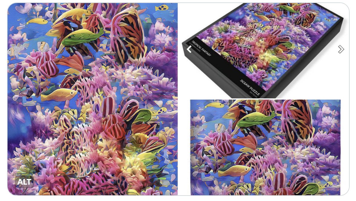 Tropical Fantasy #JigsawPuzzle #wallart #homedecor #tropicalfish #buyintoart #ShopEarly #GiftIdeas #ayearforart #beachy #coastalart #underthesea #puzzles #holidaygifts #showercurtain #totebag #wearableart #familyfun #colorful #familyfuntime #art

 ART - deborah-league.pixels.com/featured/tropi…