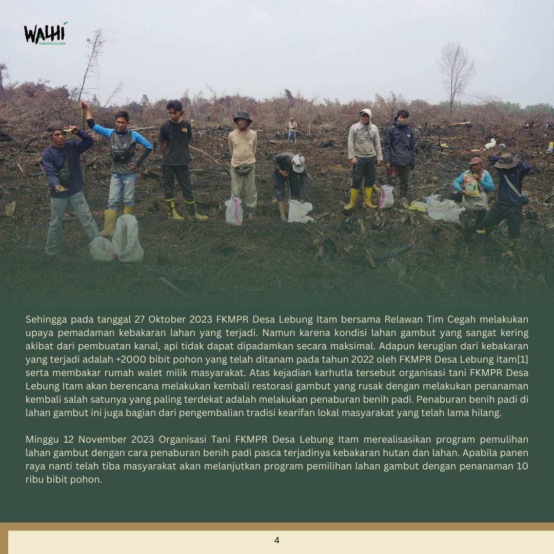 WALHI SUMSEL tweet media