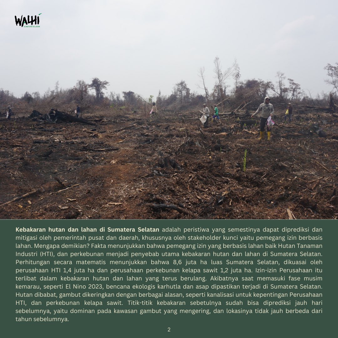WALHI SUMSEL tweet media