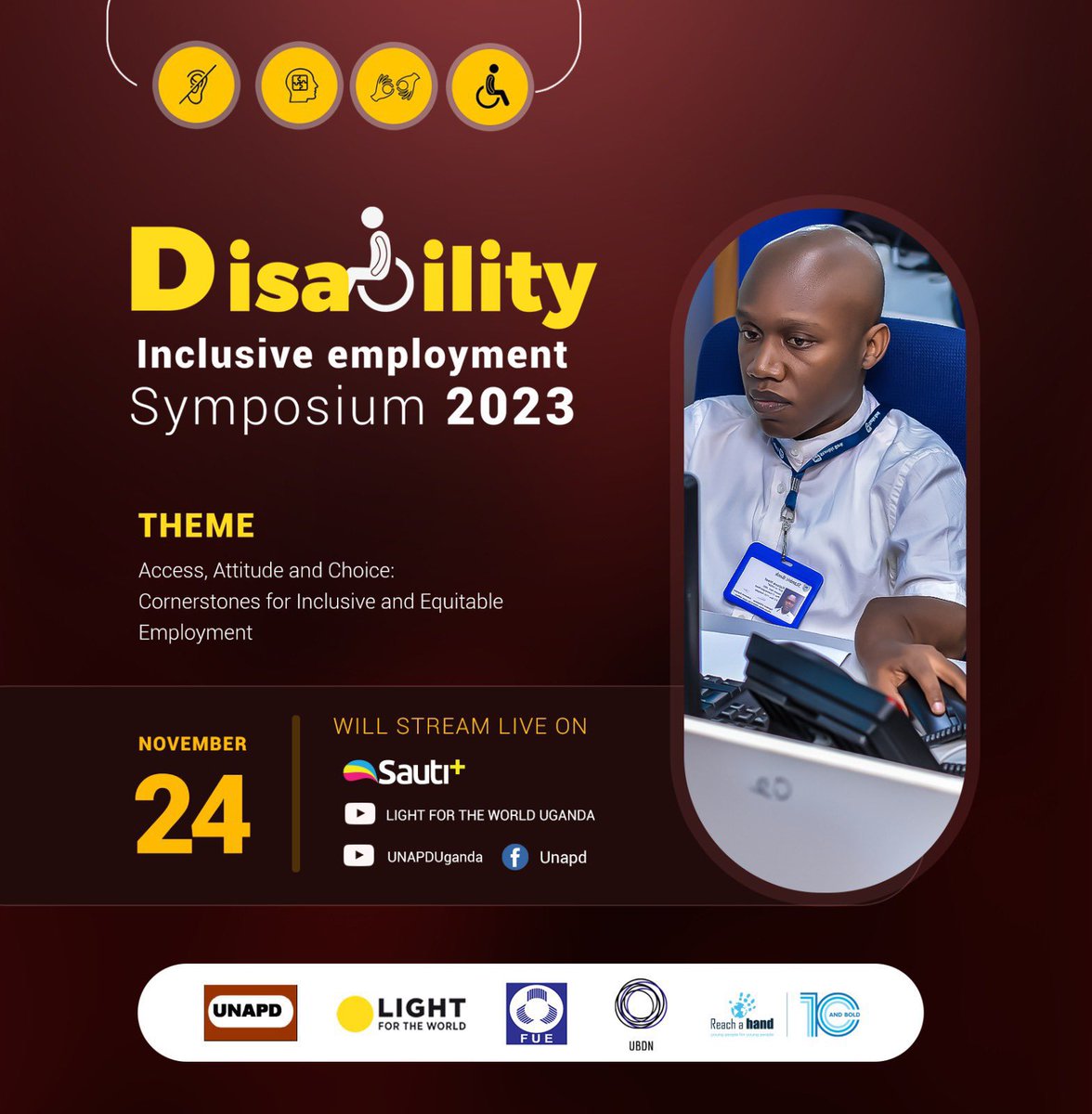 Sauti+ Media Hub (@sautiplusmedia) on Twitter photo Save the date.November 24 is a day of enlightenment.We're proud to present the Disability Inclusive Employment Symposium 2023 live on <a href="/SAUTIplusTV/">Sauti Plus TV</a>
Download the app and discover more information about shaping inclusive and equitable employment. Save the date.November 24 is a day of enlightenment.We're proud to present the Disability Inclusive Employment Symposium 2023 live on <a href="/SAUTIplusTV/">Sauti Plus TV</a>
Download the app and discover more information about shaping inclusive and equitable employment.