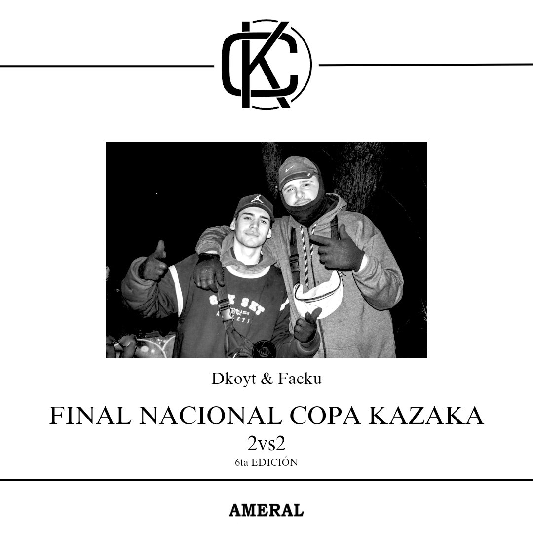 dkoyt x facku
-
<a href="/DamianD3lPuerto/">Dkoyt</a> y <a href="/u_facku/">Facku u</a> estarán en la sexta edición de nuestra final nacional ⚡️
-
¿cómo crees que les irá? ¡los leemos!