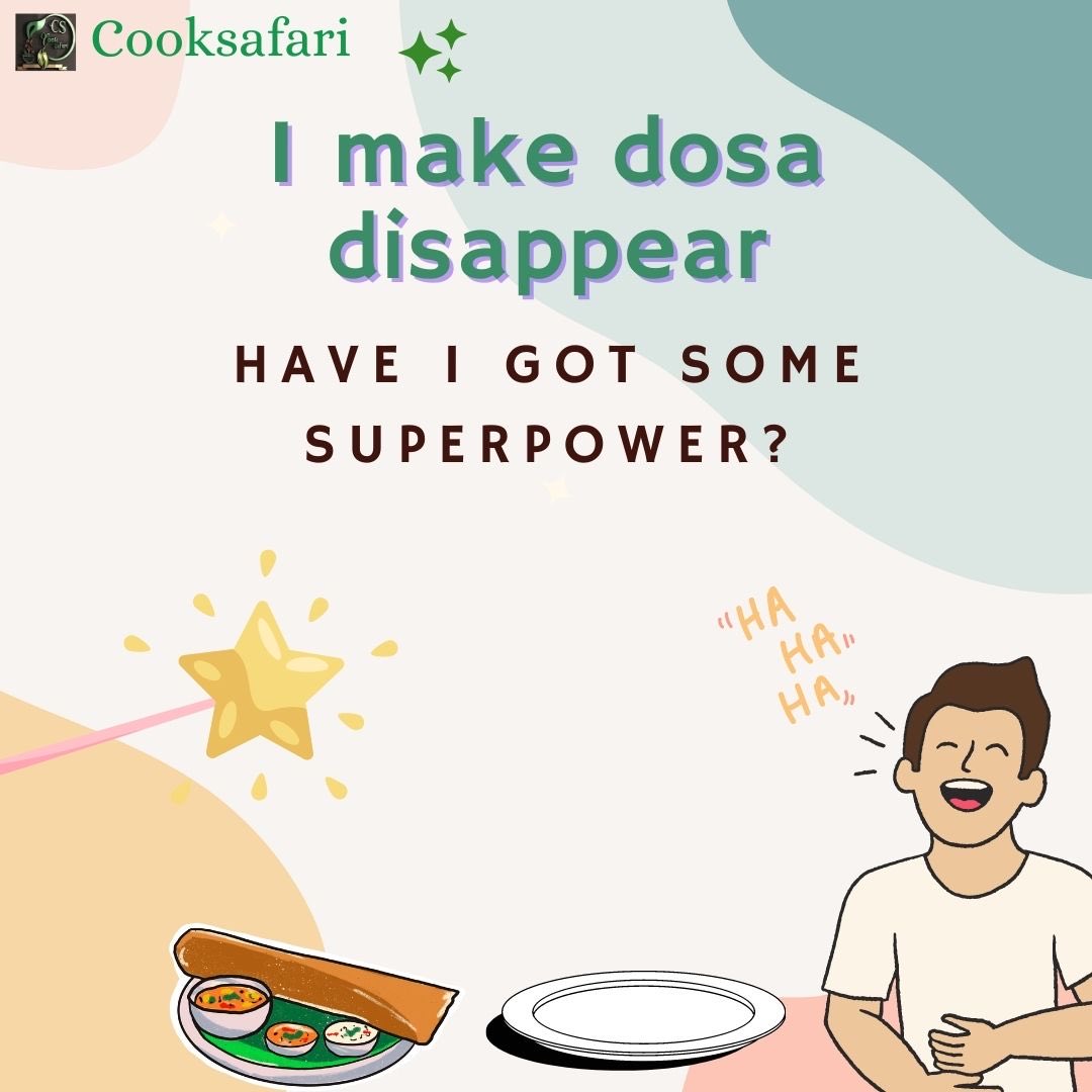 CookSafari's tweet photo. Cooksafari ensures hassle free cooking experience 

With fresh Dosa batter cook crispy Dosa

It is delicious.

#cooksafari #dosa #readytocook #readytoprepare #crispy #breakfast #easycooking #hasslefree #cookingpartner #cookfresh #freshbatter https://t.co/YPfop8HmXD