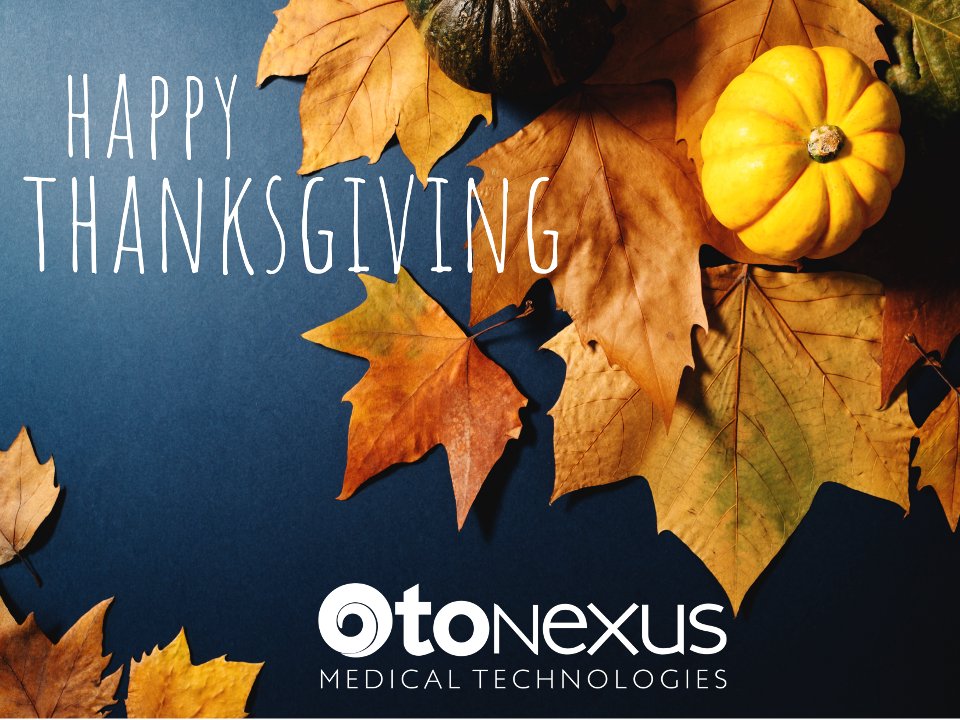 From all of us at OtoNexus, we wish you a Happy Thanksgiving.