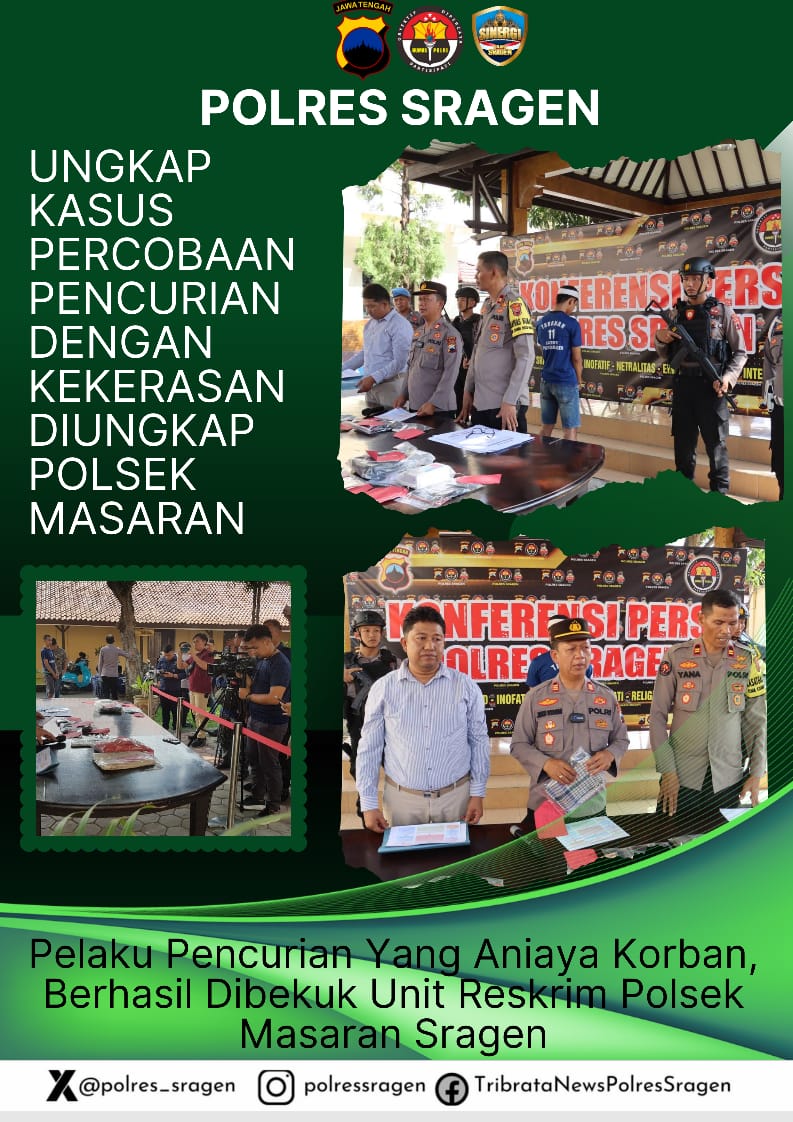 PolsekMasaran's tweet photo. Pelaku Pencurian Yang Aniaya Korban, Berhasil Dibekuk Tim Opsnal Polsek Masaran Sragen, Akui Ini Yang Ketiga Kalinya

Tiga Kali Curi Uang Dirumah Tetangga, Warga Masaran Sragen Dibekuk Polisi, Setelah Aksi Ketiganya Sempat Aniaya Korban https://t.co/rcd53G1kOp