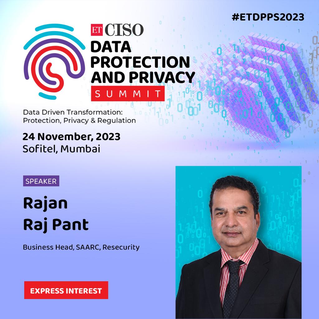 ET_CISO's tweet photo. ๐ค Unveil the dynamics of cybersecurity with our Partner Speaker: Rajan Raj Pant, Business Head, SAARC, @RESecurity at the ET Data Protection and Privacy Summit
Discover More- https://t.co/2viMvlCVYV
#ETCISO #CISO #ETCISODPPS2023 #DataProtectionSummit #DataPrivacy https://t.co/nswbss7L46
