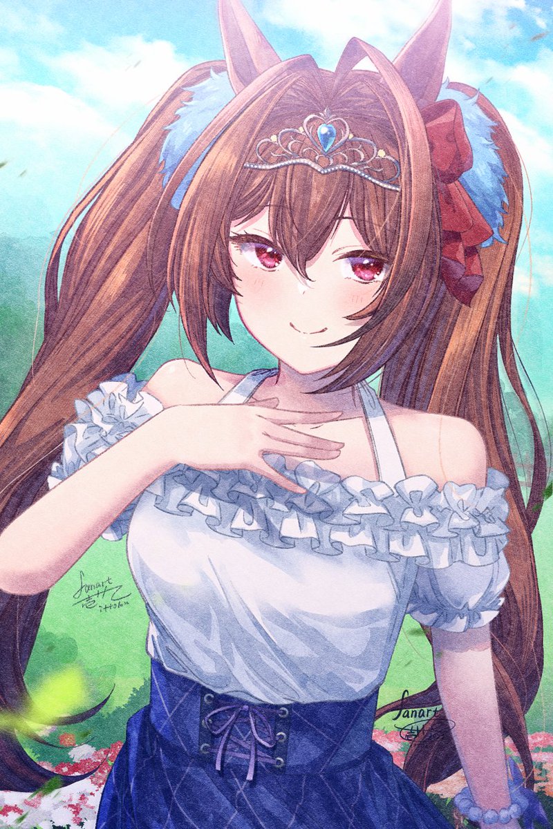 ウマ娘「#いいツインテールの日 #ウマ娘」|壱十九 / illustratorのイラスト