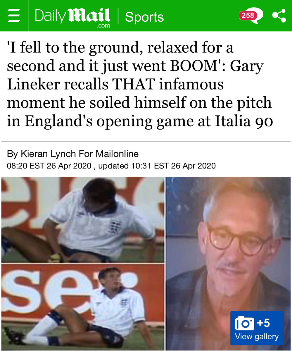 LeFootyOracle's tweet photo. @TrollFootball When you got to go right away. 

#Linekar edition. https://t.co/CSeuN8rqol