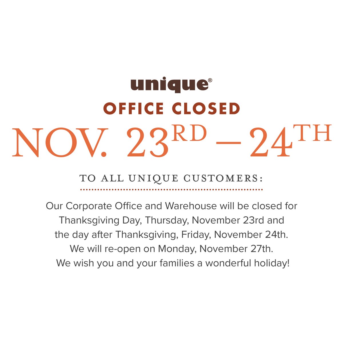 Unique Industries tweet media