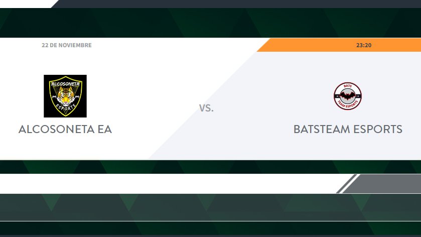 Hoy el @BatsTeameSports nos enfrentamos a <a href="/alcosonetaEA/">ALCOSONETA EASPORTS</a>  esperamoa que se un partidazo! Tope BATS!!! Partido de liga <a href="/VFOspain/">VFO España</a> 
22 DE NOVIEMBRE 23:20

Todo el partido en mi Canal twitch.tv/guindilla14_21

#clubespro #ligavfo #twitch #EAFC24