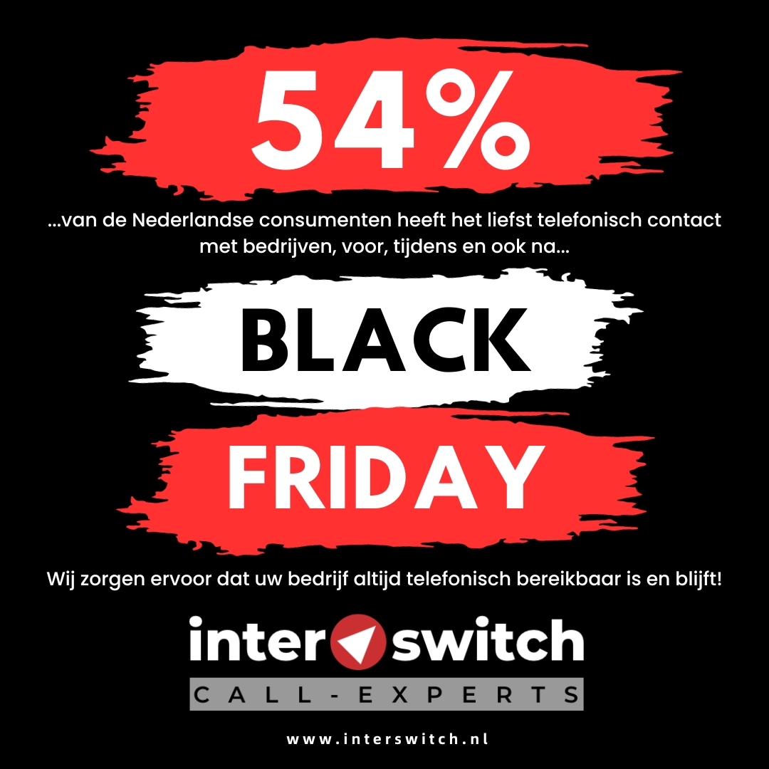 Voorkom dat klanten gefrustreerd raken als ze uw bedrijf niet kunnen bereiken. Zorg dat uw bedrijf ook na #BlackFriday2023 is en blijft. #altijdbereikbaar <a href="/Interswitch/">Interswitch</a>