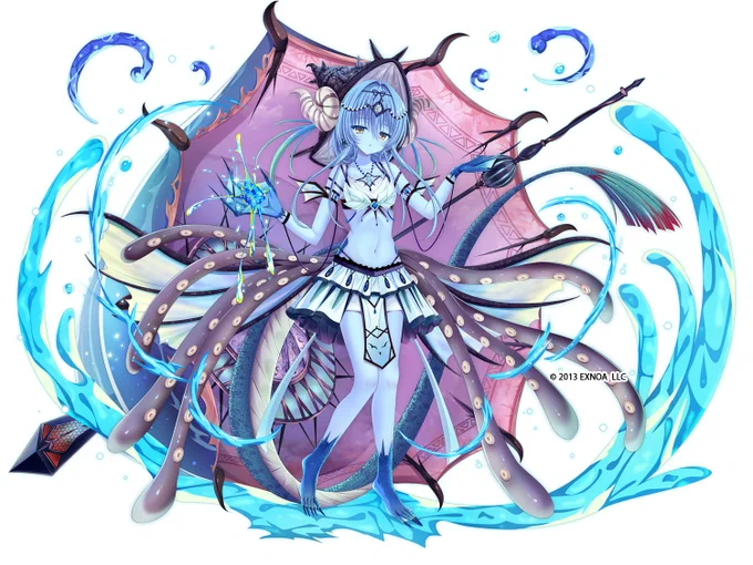 改めまして、  DMMGAMES様『千年戦争アイギス』で、 「魔神の残滓ウェパル」を担当させて頂きました。  イベントのほう終了しましたが、皆様入手出来ましたか? 入手された方は是非編成に入れてあげてくださいねー  #千年戦争アイギス #千年戦争アイギス10周年