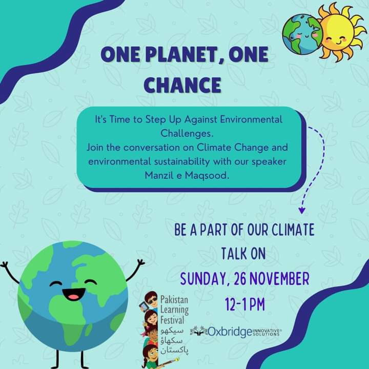 plf_pk's tweet image. Join Manzil e Maqsood for an engaging discussion on climate change/at #PLFIslamabad, where you will be inspired, empowered, and equipped to make a difference in our shared journey towards a greener, more resilient planet!

#PakistanLearningMovement