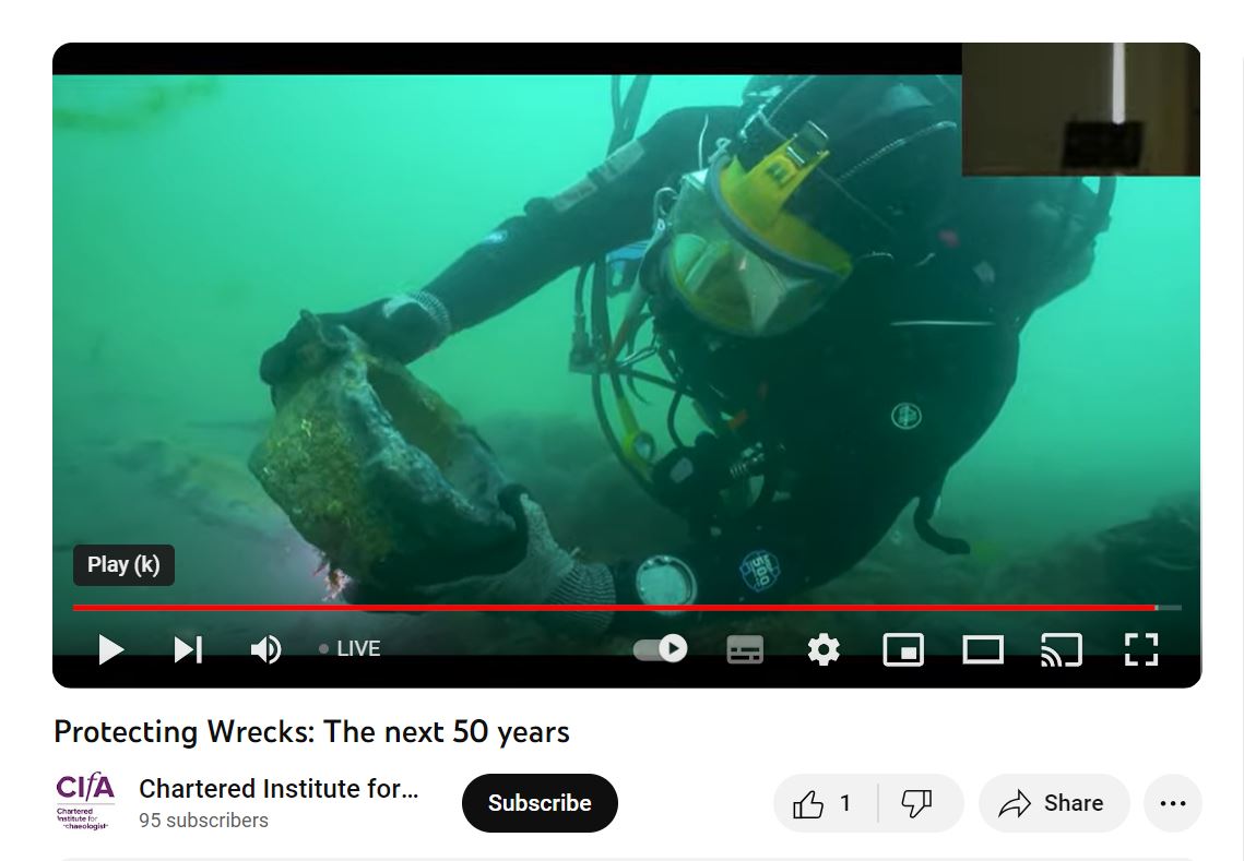 We are delighted to be hosting such a huge range of expert stakeholders and policymakers in #maritimeheritage in London today, discussing the future of the Protected #Wrecks Act. #PWA50 Watch the afternoon session live here: youtube.com/watch?v=9jhsb1…