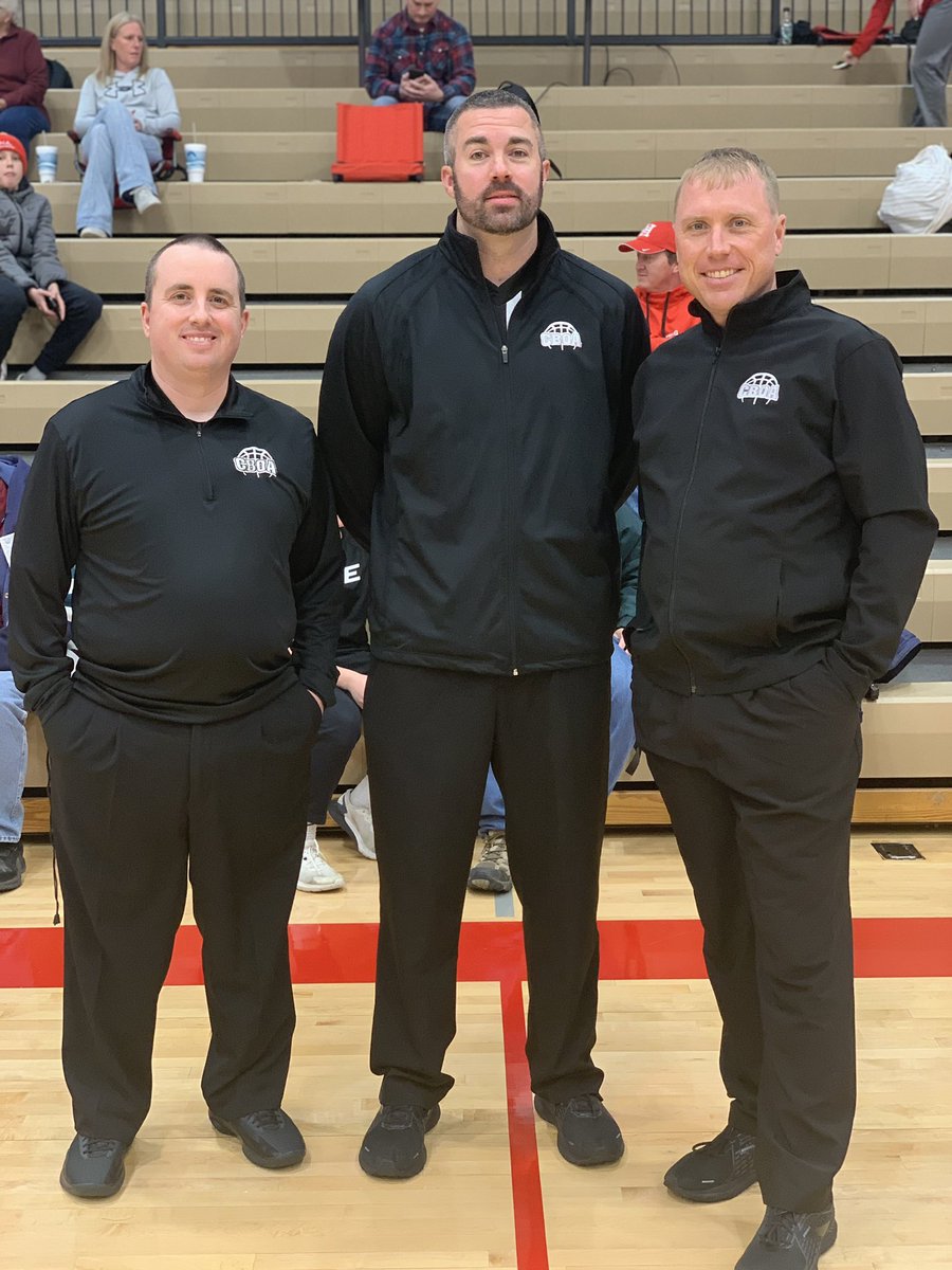 CBOA_Ref's tweet photo. CBOA officials Justin Phillips, Dane Brooks, &amp; Jamie Hughes officiated the Hallsville at Harrisburg games last night. @MSHSAAOrg @11alum @SalCoach_Brooks https://t.co/tXL6dtBY73