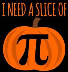 Happy Thanksgiving to all the math people out there! Enjoy some pumpkin pi